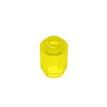 Brick Round 1 x 1 Open Stud #3062 - 44-Trans-Yellow