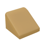 Slope 30 1 x 1 x 2/3 (Cheese Slope) #50746 - 297-Pearl Gold