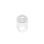 Brick Round 1 x 1 Open Stud #3062 - 40-Trans-Clear