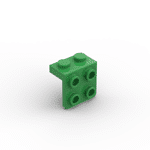 Bracket 1 x 2 - 2 x 2 #44728  - 37-Bright Green