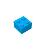 Brick 2 x 2 #3003 - 321-Dark Azure