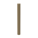 Bar 4L (Lightsaber Blade / Wand) #30374  - 138-Dark Tan