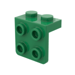 Bracket 1 x 2 - 2 x 2 #44728  - 28-Green