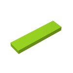 Tile 1 x 4 with Groove #2431  - 119-Lime