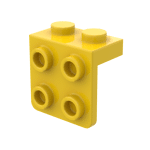 Bracket 1 x 2 - 2 x 2 #44728  - 24-Yellow