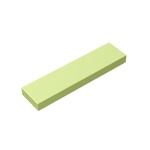 Tile 1 x 4 with Groove #2431  - 326-Yellowish Green