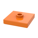 Plate Special 2 x 2 with Groove and Center Stud (Jumper) #87580 - 106-Orange