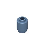 Brick Round 1 x 1 Open Stud #3062 - 135-Sand Blue