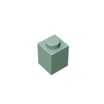 Brick 1 x 1 #3005 - 151-Sand Green