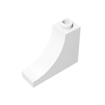 Brick Arch 1 x 3 x 2 Inverted - Inside Bow #18653  - 1-White