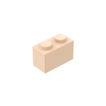 Brick 1 x 2 #3004 - 283-Light Flesh