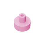 Tile Round 1 x 1 with Hollow Bar #20482  - 222-Bright Pink