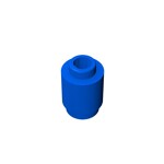 Brick Round 1 x 1 Open Stud #3062 - 23-Blue