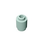 Brick Round 1 x 1 Open Stud #3062 - 323-Light Aqua