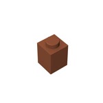 Brick 1 x 1 #3005 - 38-Dark Orange