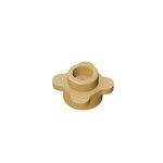 Plant, Flower, Plate Round 1 x 1 with 4 Petals #33291  - 5-Tan