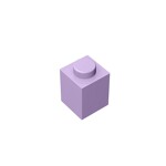 Brick 1 x 1 #3005 - 325-Lavender