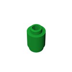 Brick Round 1 x 1 Open Stud #3062 - 28-Green