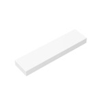 Tile 1 x 4 with Groove #2431  - 1-White