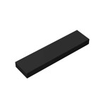 Tile 1 x 4 with Groove #2431  - 26-Black