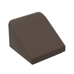 Slope 30 1 x 1 x 2/3 (Cheese Slope) #50746 - 308-Dark Brown