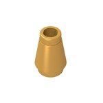 Nose Cone Small 1 x 1 #59900 - 297-Pearl Gold