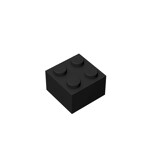 Brick 2 x 2 #3003 - 26-Black