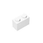 Brick 1 x 2 #3004 - 1-White