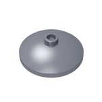 Dish 3 x 3 Inverted (Radar) #43898 - 315-Flat Silver