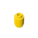 Brick Round 1 x 1 Open Stud #3062 - 24-Yellow