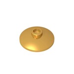 Dish 2 x 2 Inverted (Radar) #4740 - 297-Pearl Gold