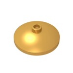 Dish 3 x 3 Inverted (Radar) #43898 - 297-Pearl Gold