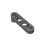 Technic Beam 1 x 4 Thin with Stud Connector #32006 - 199-Dark Bluish Gray