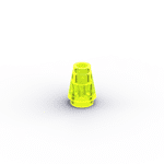 Nose Cone Small 1 x 1 #59900 - 49-Trans Neon Green