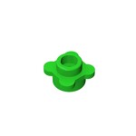 Plant, Flower, Plate Round 1 x 1 with 4 Petals #33291  - 37-Bright Green