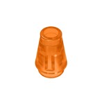 Nose Cone Small 1 x 1 #59900 - 182-Trans-Orange