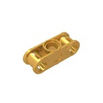 Technic Axle and Pin Connector Perpendicular 3L with Centre Pin Hole #32184  - 297-Pearl Gold