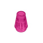 Nose Cone Small 1 x 1 #59900 - 113-Trans-Dark Pink