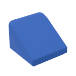 Slope 30 1 x 1 x 2/3 (Cheese Slope) #50746 - 23-Blue