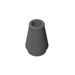 Nose Cone Small 1 x 1 #59900 - 199-Dark Bluish Gray