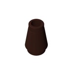 Nose Cone Small 1 x 1 #59900 - 308-Dark Brown