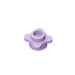 Plant, Flower, Plate Round 1 x 1 with 4 Petals #33291  - 325-Lavender