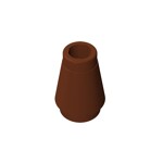 Nose Cone Small 1 x 1 #59900 - 192-Reddish Brown