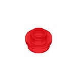 Plate, Round 1 x 1 with Open Stud #85861 - 41-Trans-Red