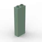 Brick 1 x 2 x 5 #2454 - 151-Sand Green