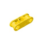 Technic Axle and Pin Connector Perpendicular 3L with Centre Pin Hole #32184  - 24-Yellow