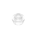 Plate, Round 1 x 1 with Open Stud #85861 - 40-Trans-Clear