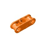 Technic Axle and Pin Connector Perpendicular 3L with Centre Pin Hole #32184  - 106-Orange