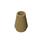 Nose Cone Small 1 x 1 #59900 - 138-Dark Tan