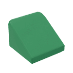 Slope 30 1 x 1 x 2/3 (Cheese Slope) #50746 - 28-Green